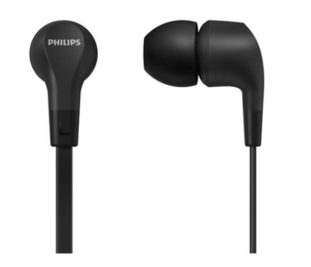 Philips SŁUCHAWKI DOUSZNE PHILIPS TAE1105BK Czarne # - 1462084 - zdjęcie